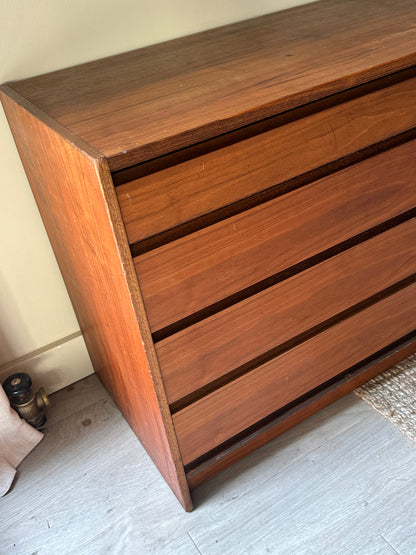Walnut credenza