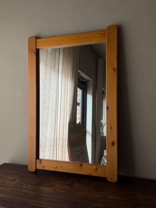 Scandinavian pine mirror