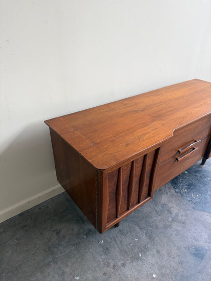 Walnut credenza