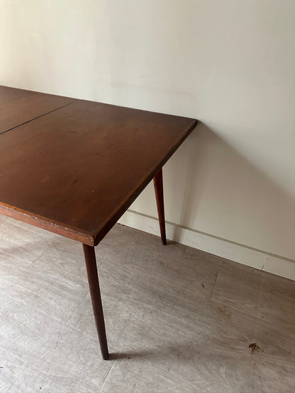 Walnut dining table with extensions