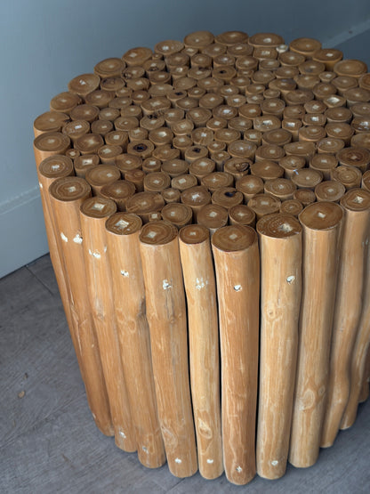 Bamboo side table