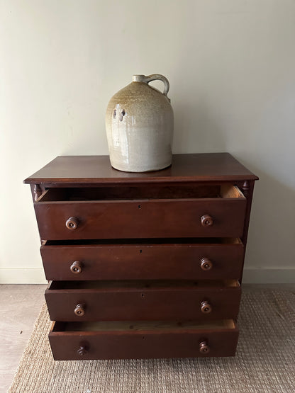 Dark pine dresser