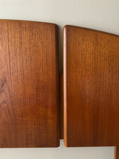 Lane walnut queen headboard