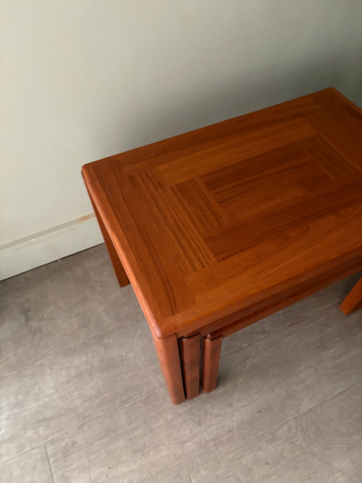Vejle Stole Og Mobelfabrik Danish teak nesting tables