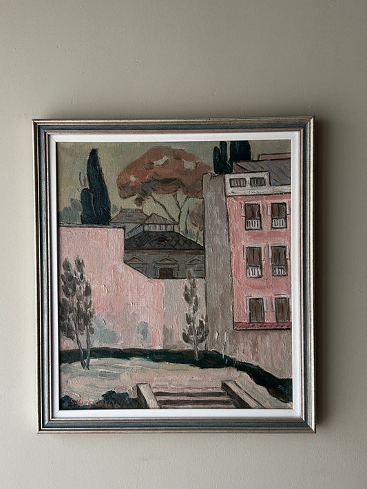 Oil on canvas by Spiru Vergulescu