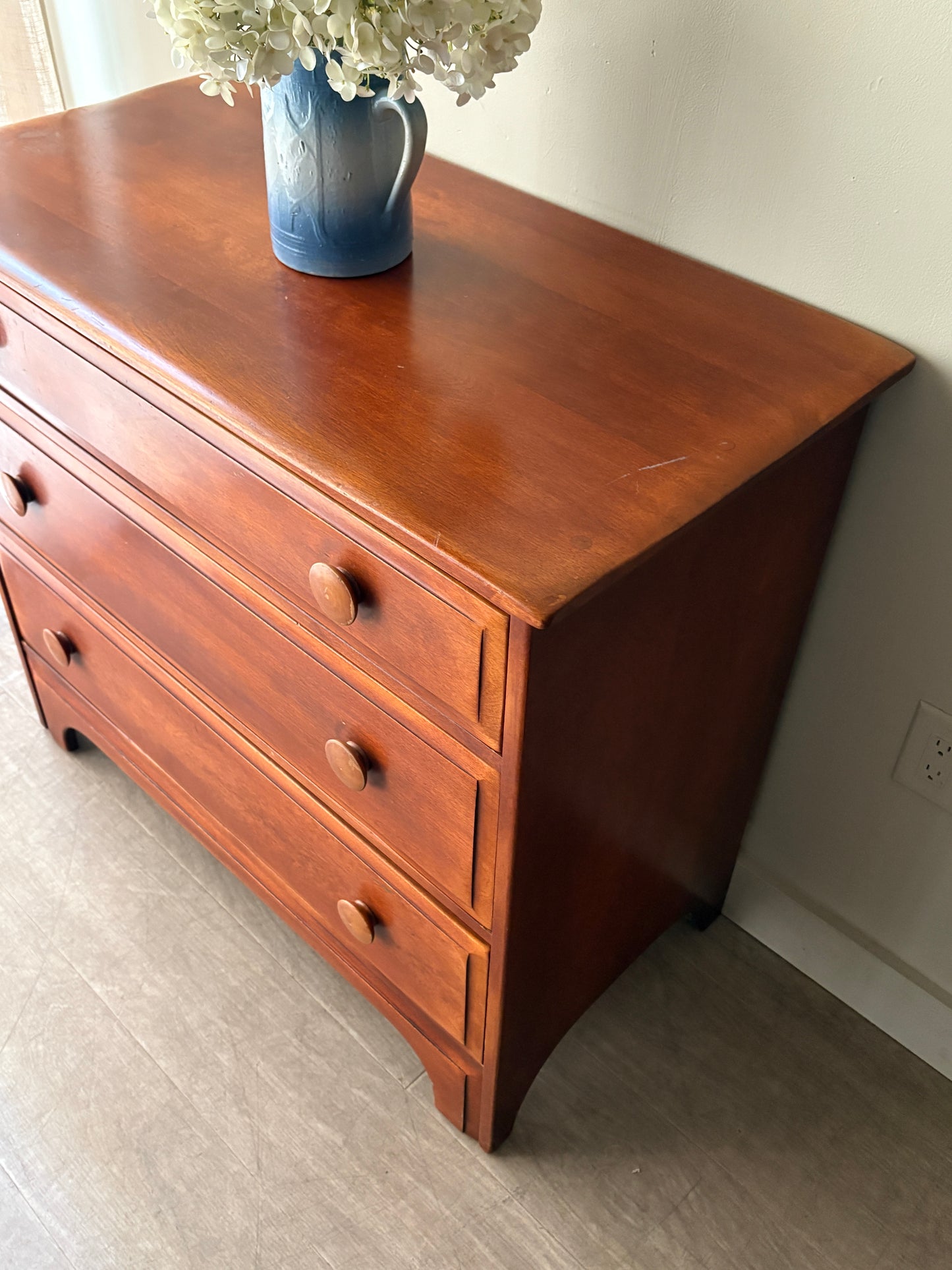 Cushman maple 3 drawer dresser