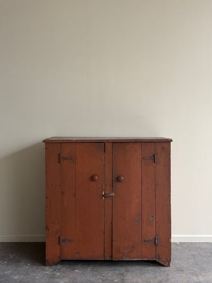 Painted pine cupboard