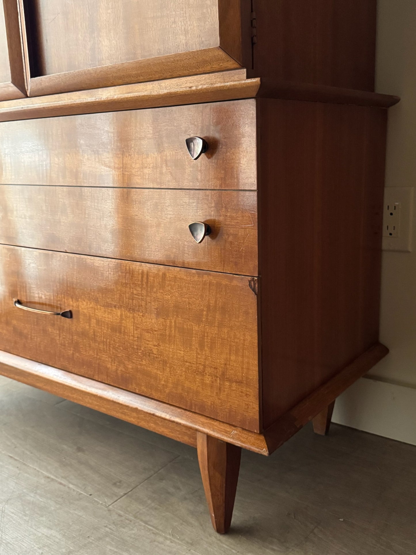 Walnut gentlemen’s dresser