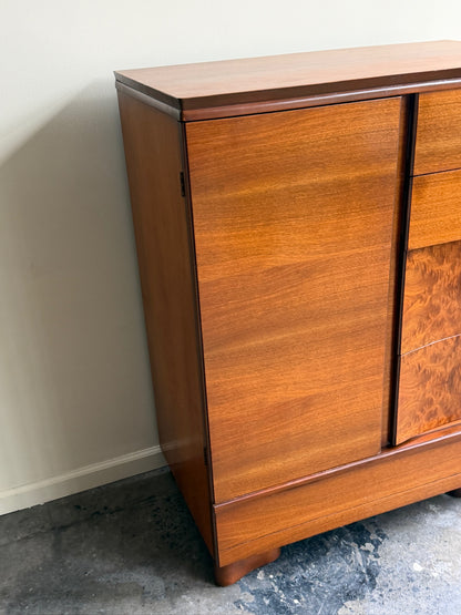Walnut side by side dresser