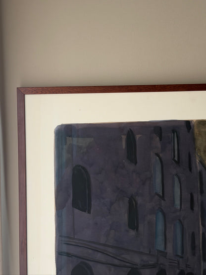 Brooklyn cityscape by Gang Qian (b. 1958)