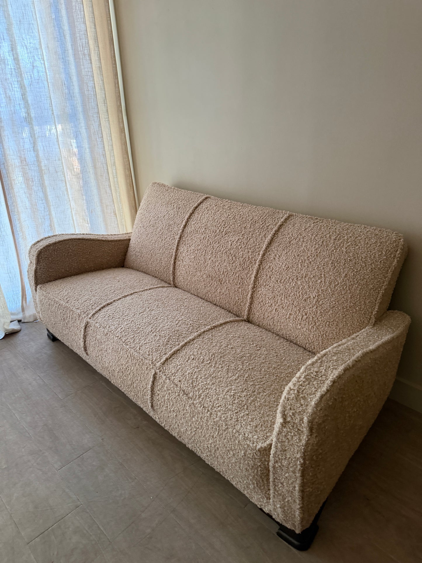 Danish boucle sofa