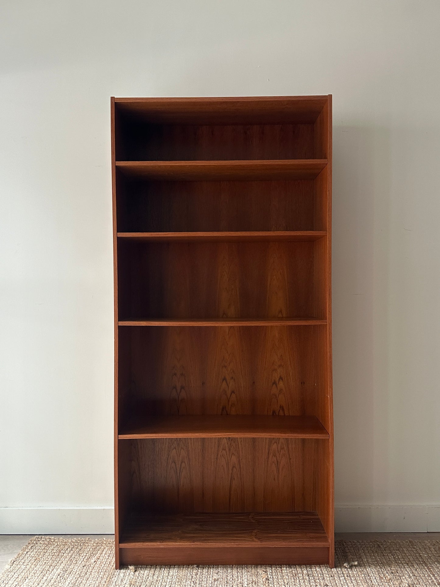 Teak shelves