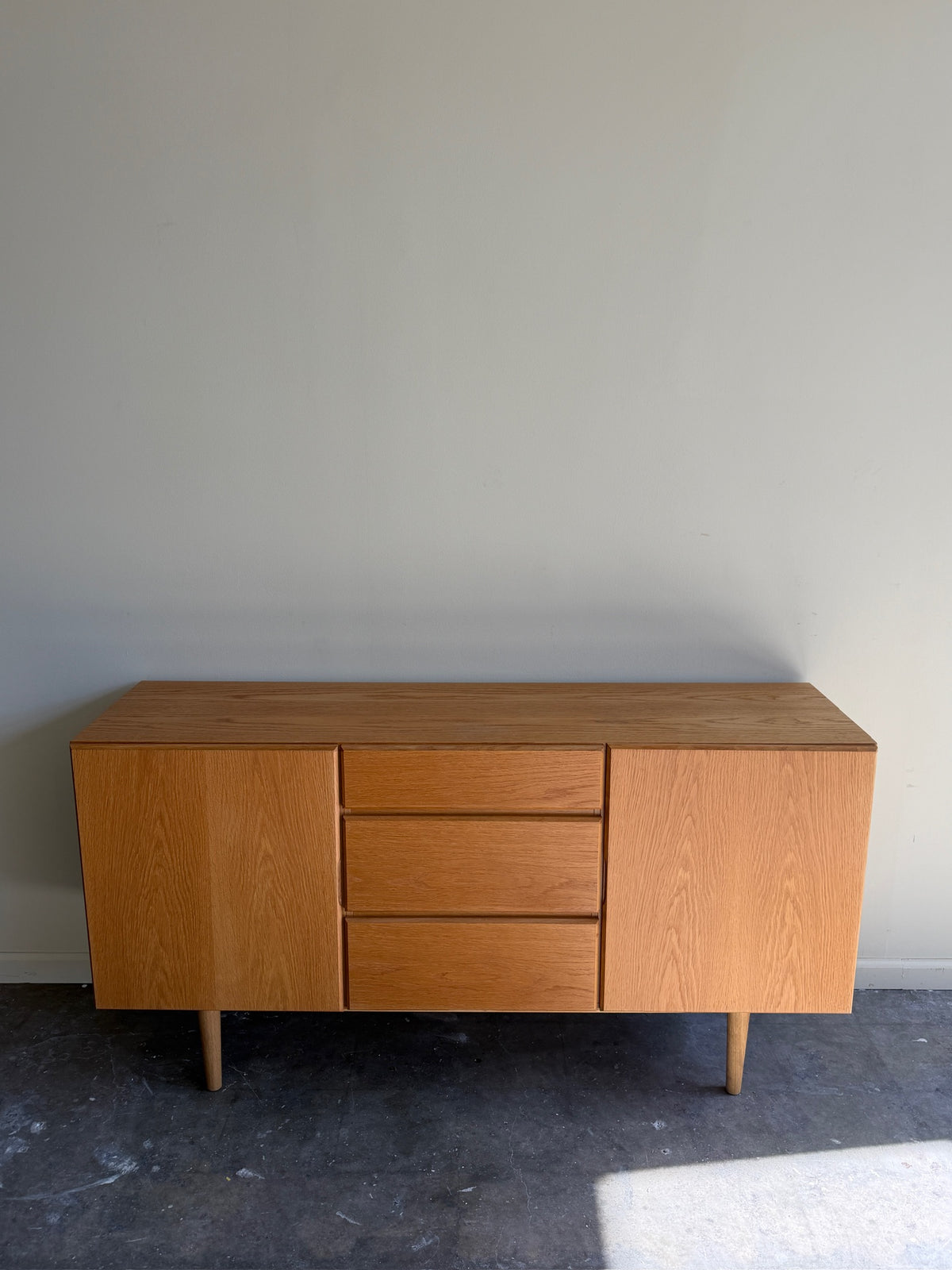 Oak credenza
