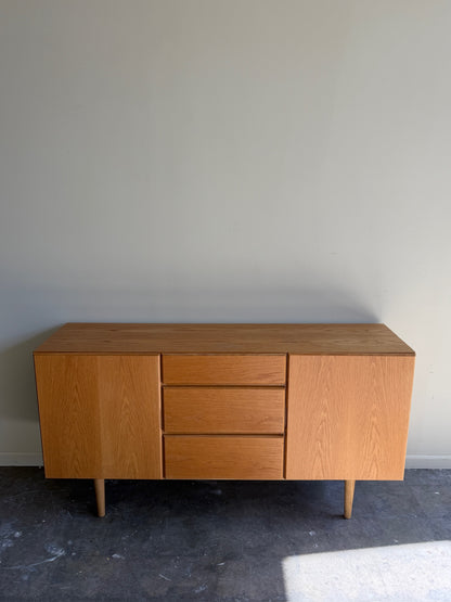 Oak credenza