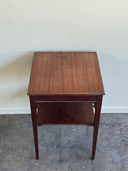 Mahogany side table