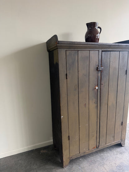 Painted pine cupboard