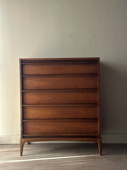 Walnut tallboy