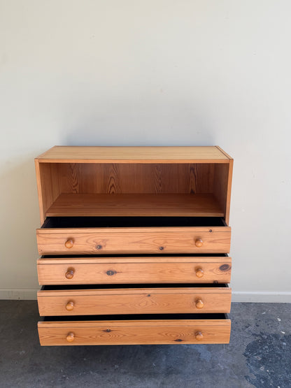 Swedish pine dresser with shelf