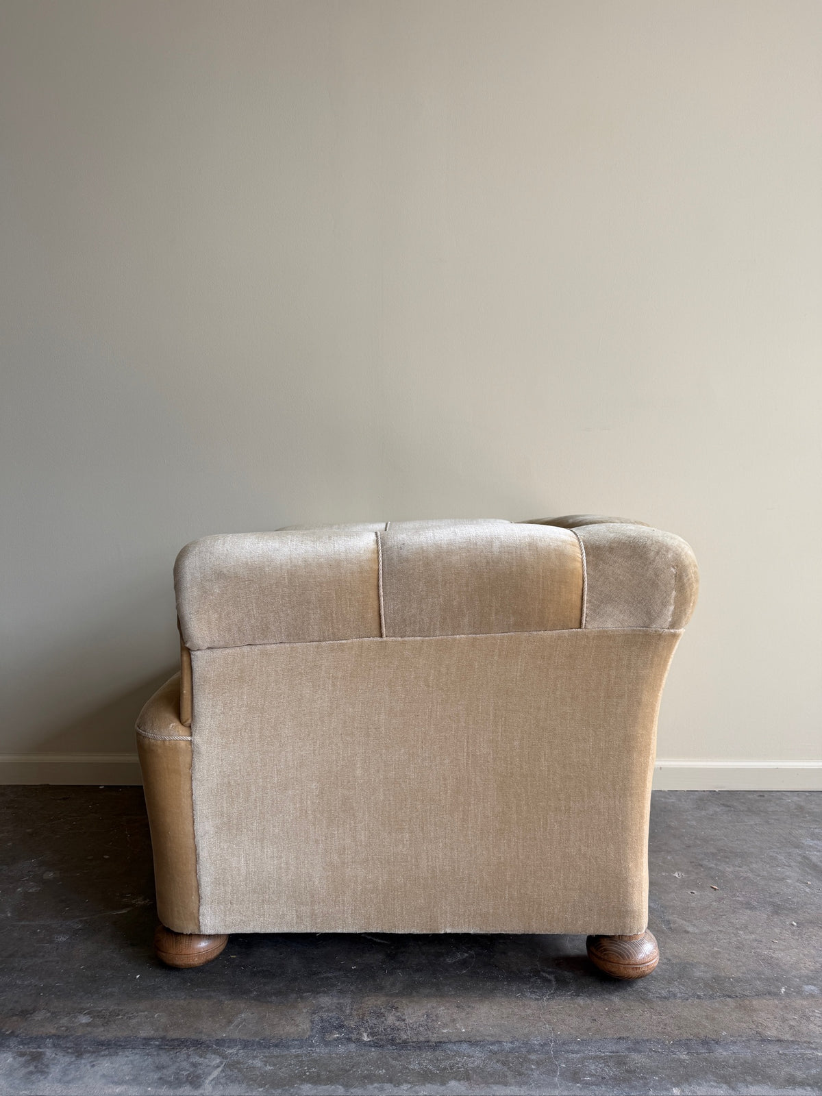 Dutch mohair lounge chair