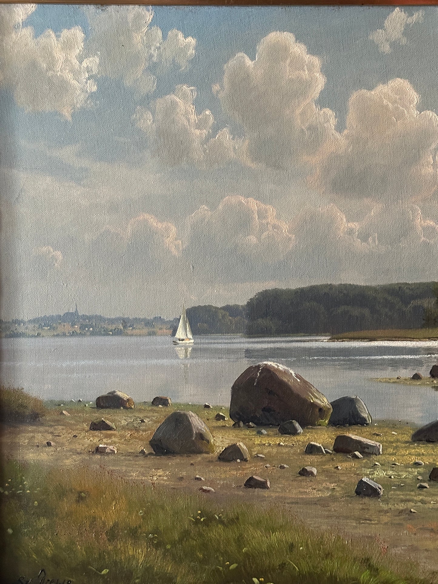 Bay Landscape by Svend Drews (1919-2003)