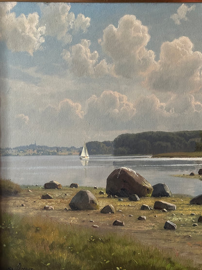 Bay Landscape by Svend Drews (1919-2003)