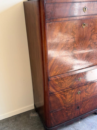 French Empire mahogany secretary desk