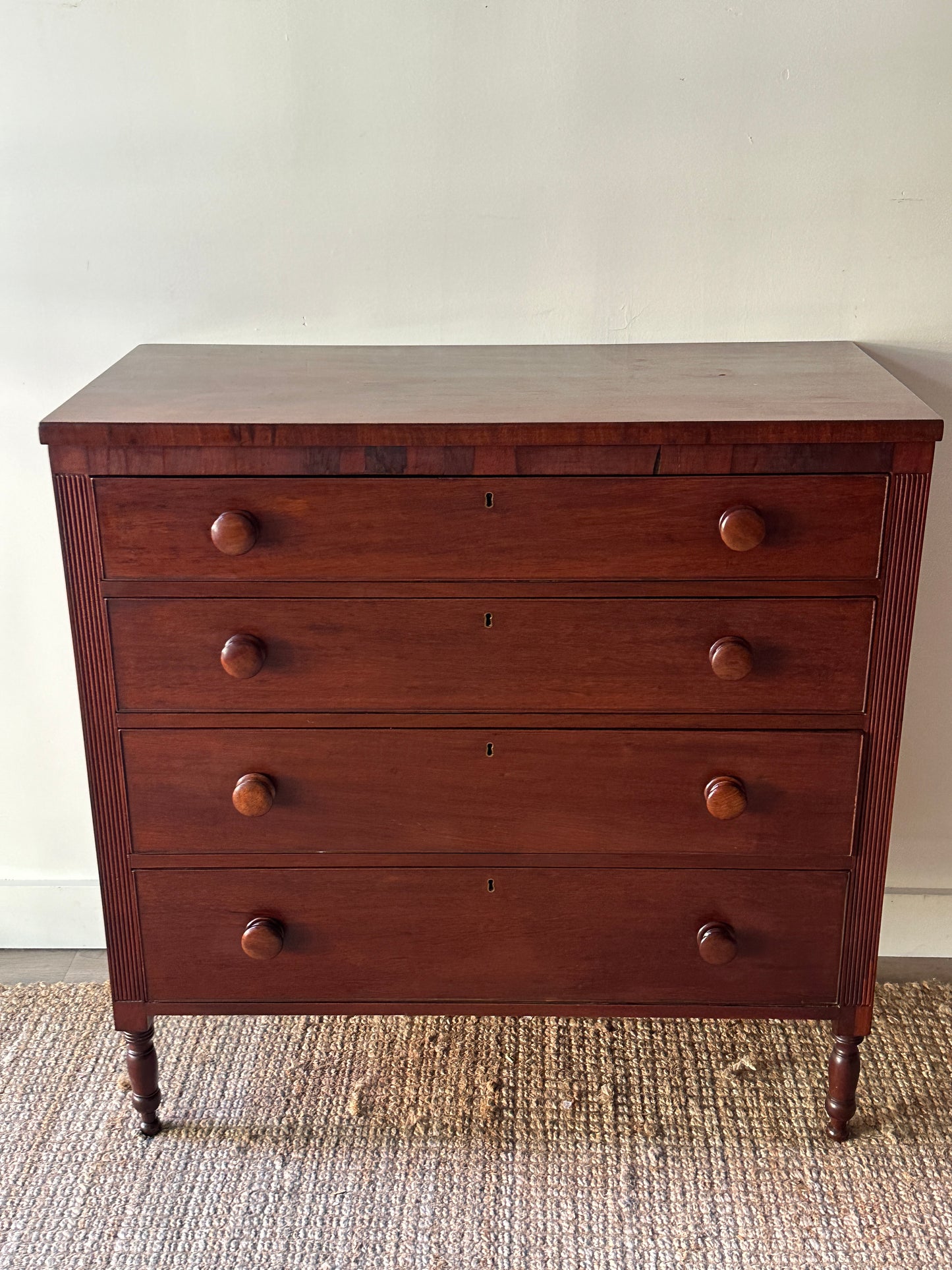 Mahogany Sheraton dresser