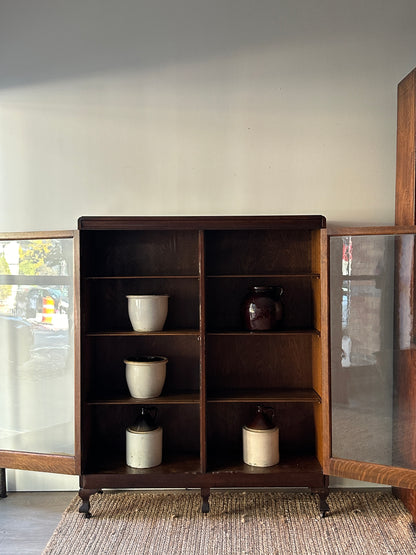 Oak display case