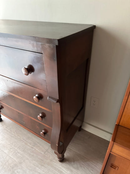 Walnut empire dresser