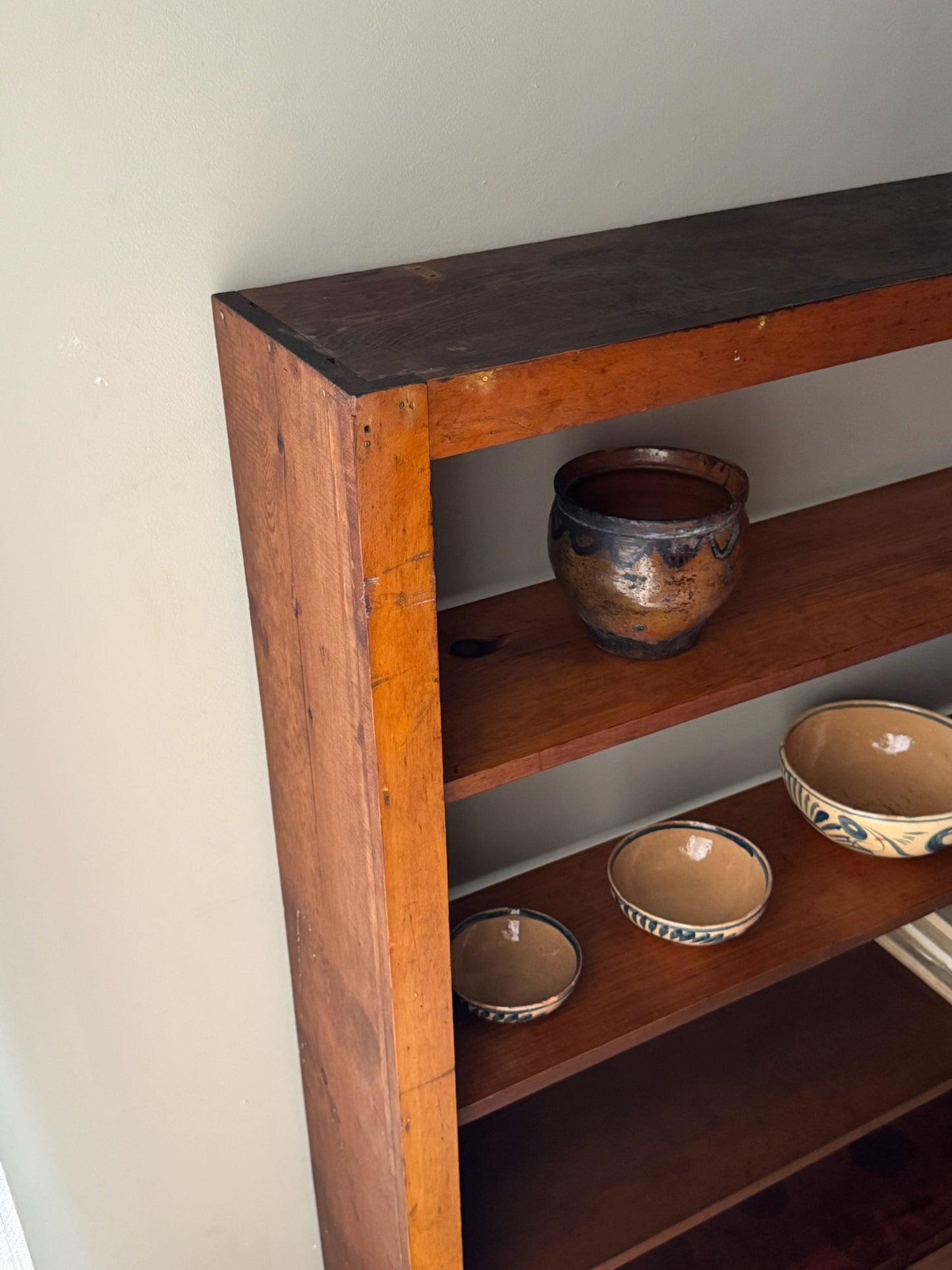 Farmhouse pine shelf