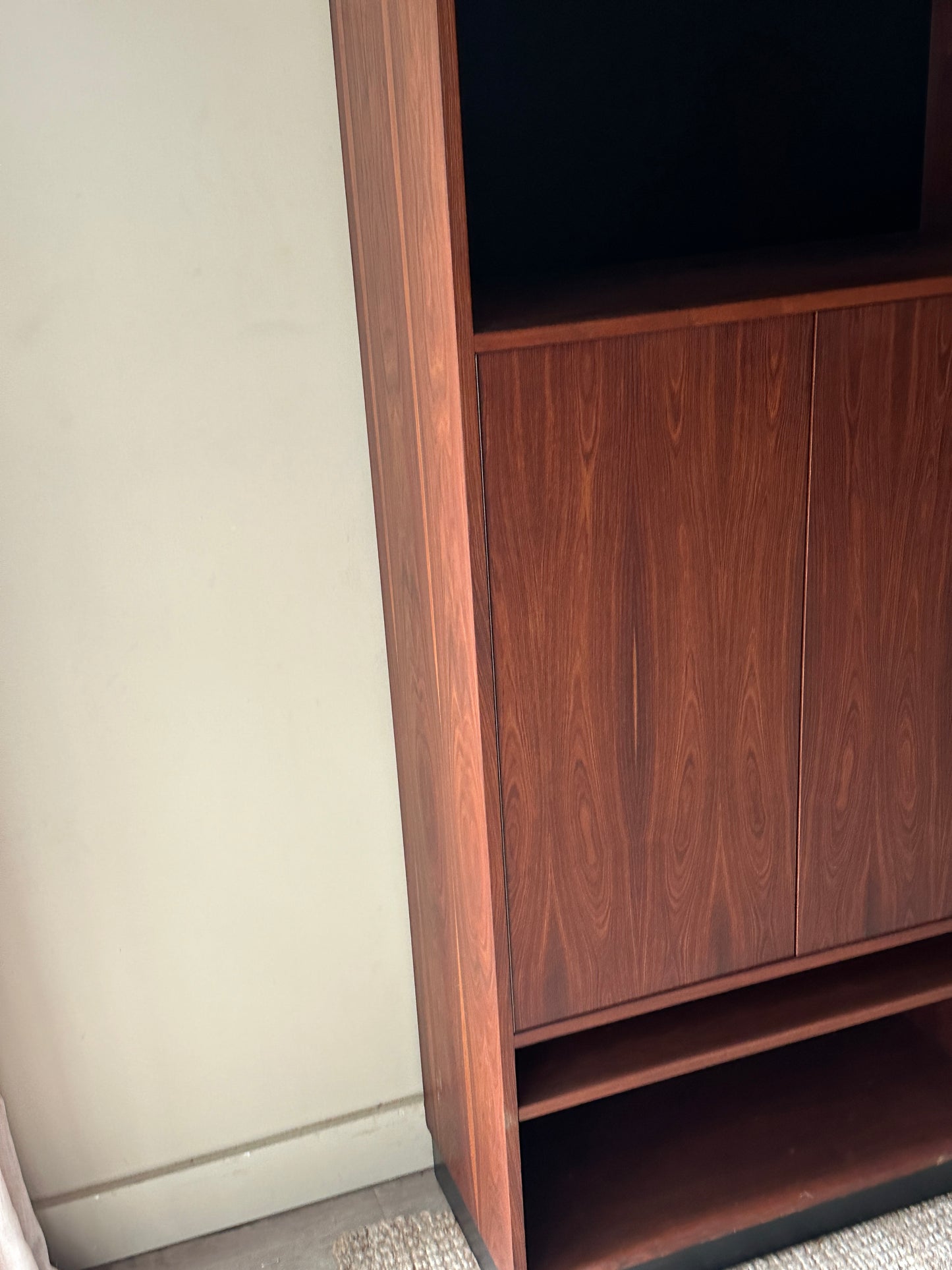 Rosewood bar shelf