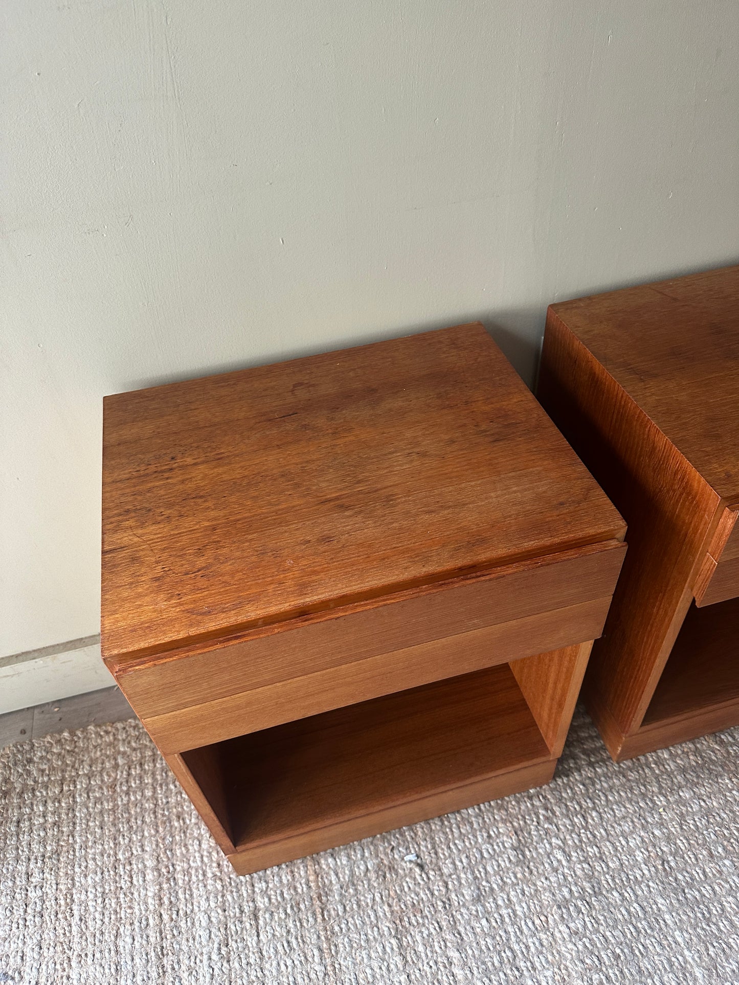 Danish teak side tables. Sold induvidually.