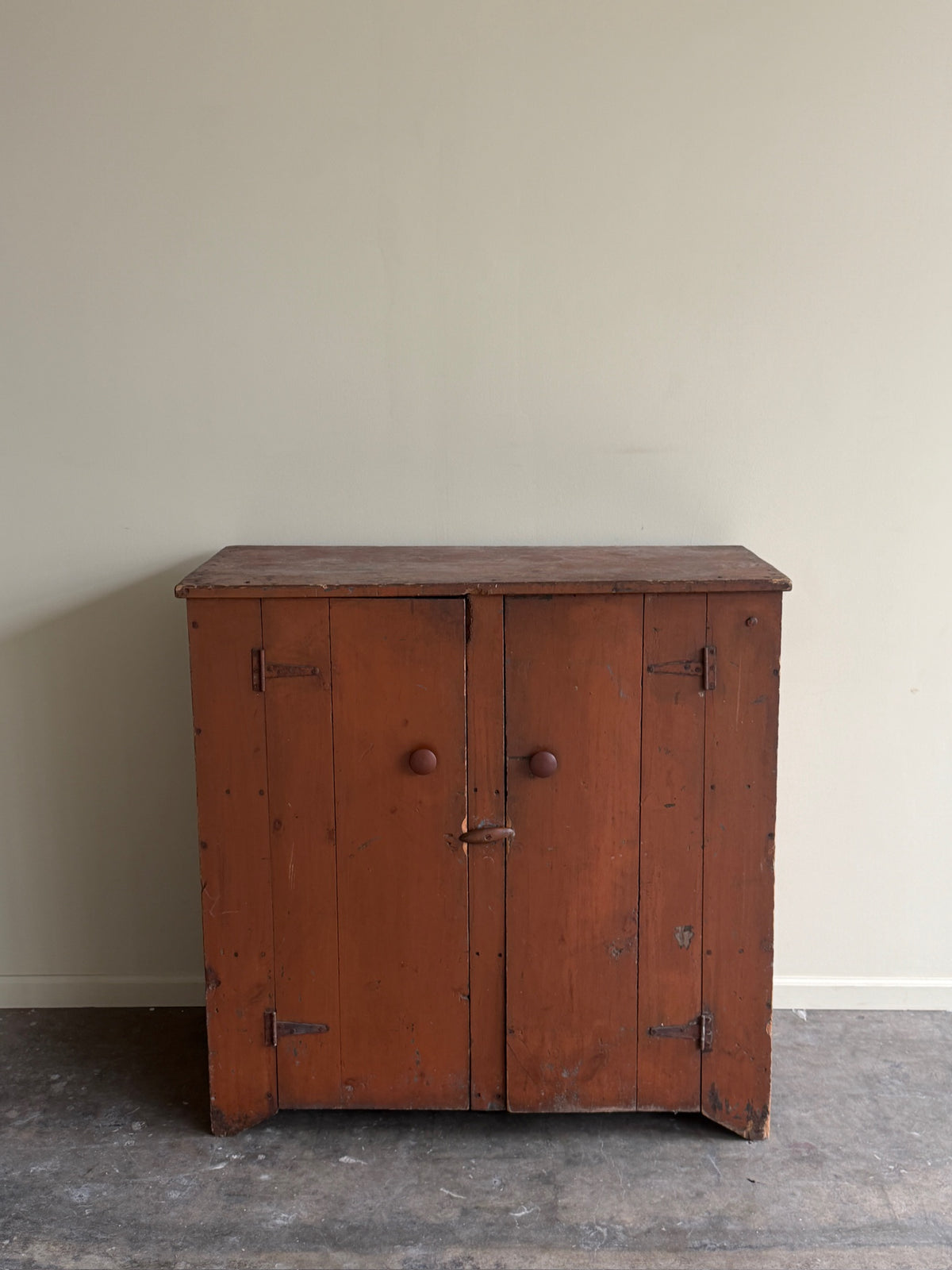 Painted pine cupboard