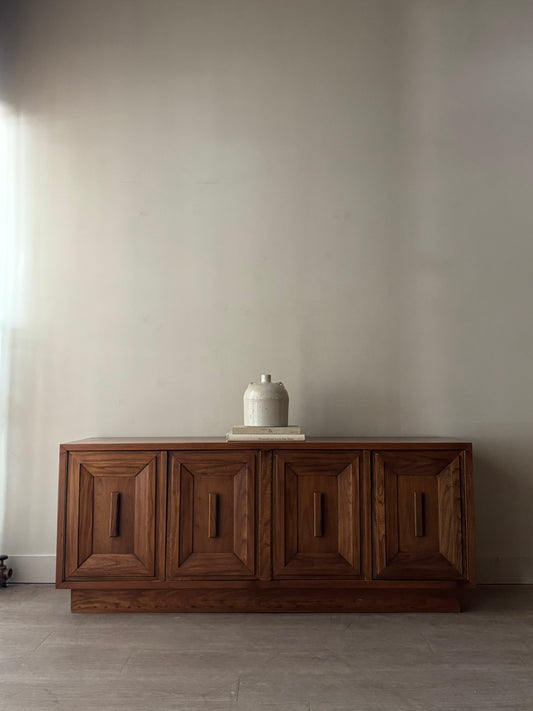Walnut credenza