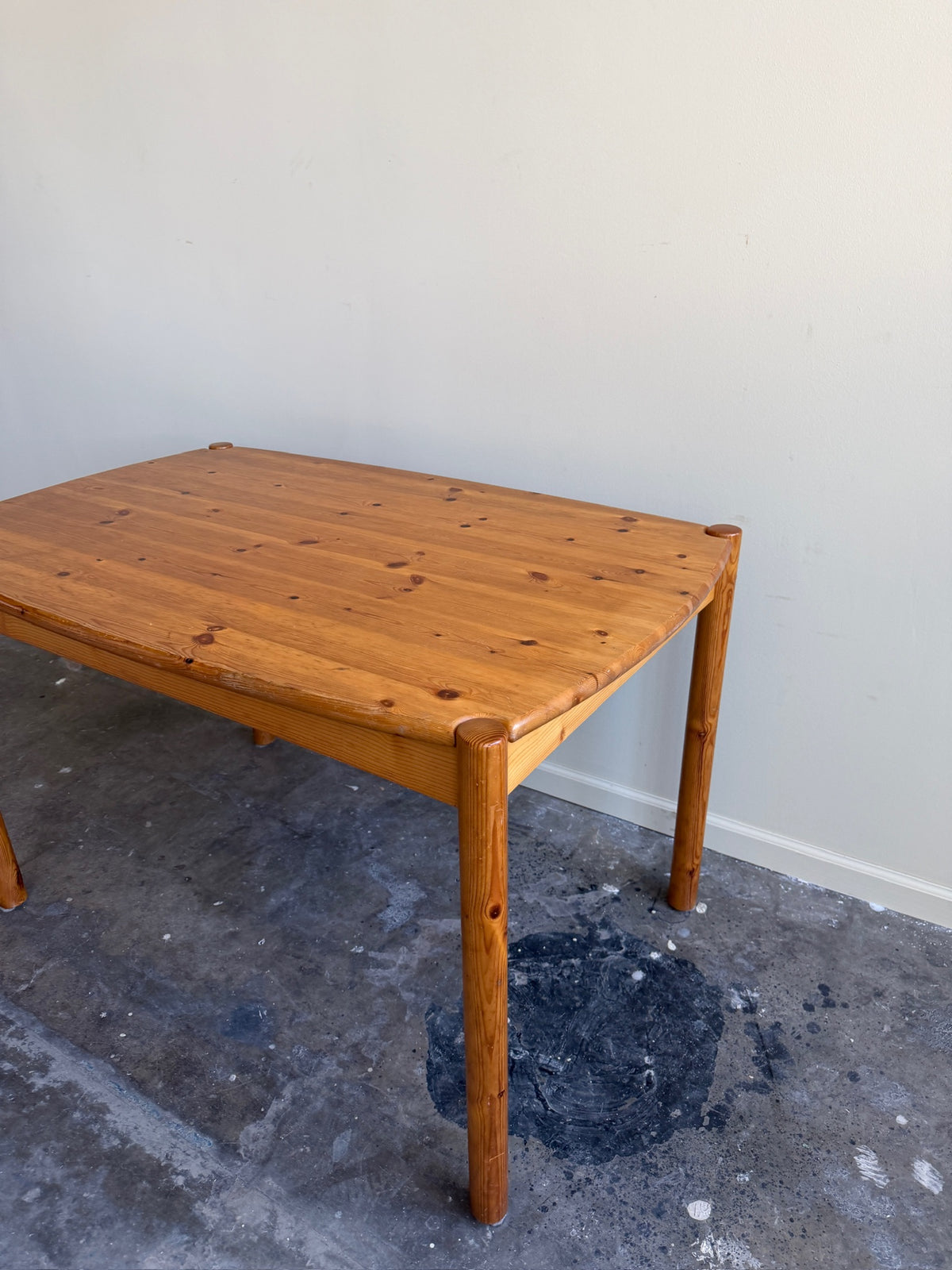 Danish pine dining table
