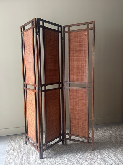 Rattan room divider