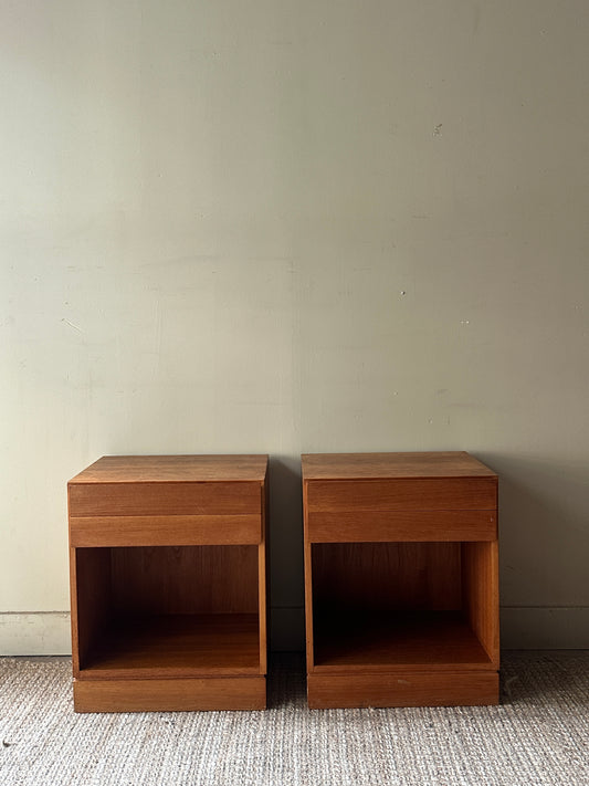 Danish teak side tables. Sold induvidually.