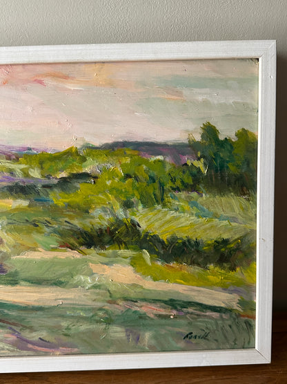 Landscape oil painting