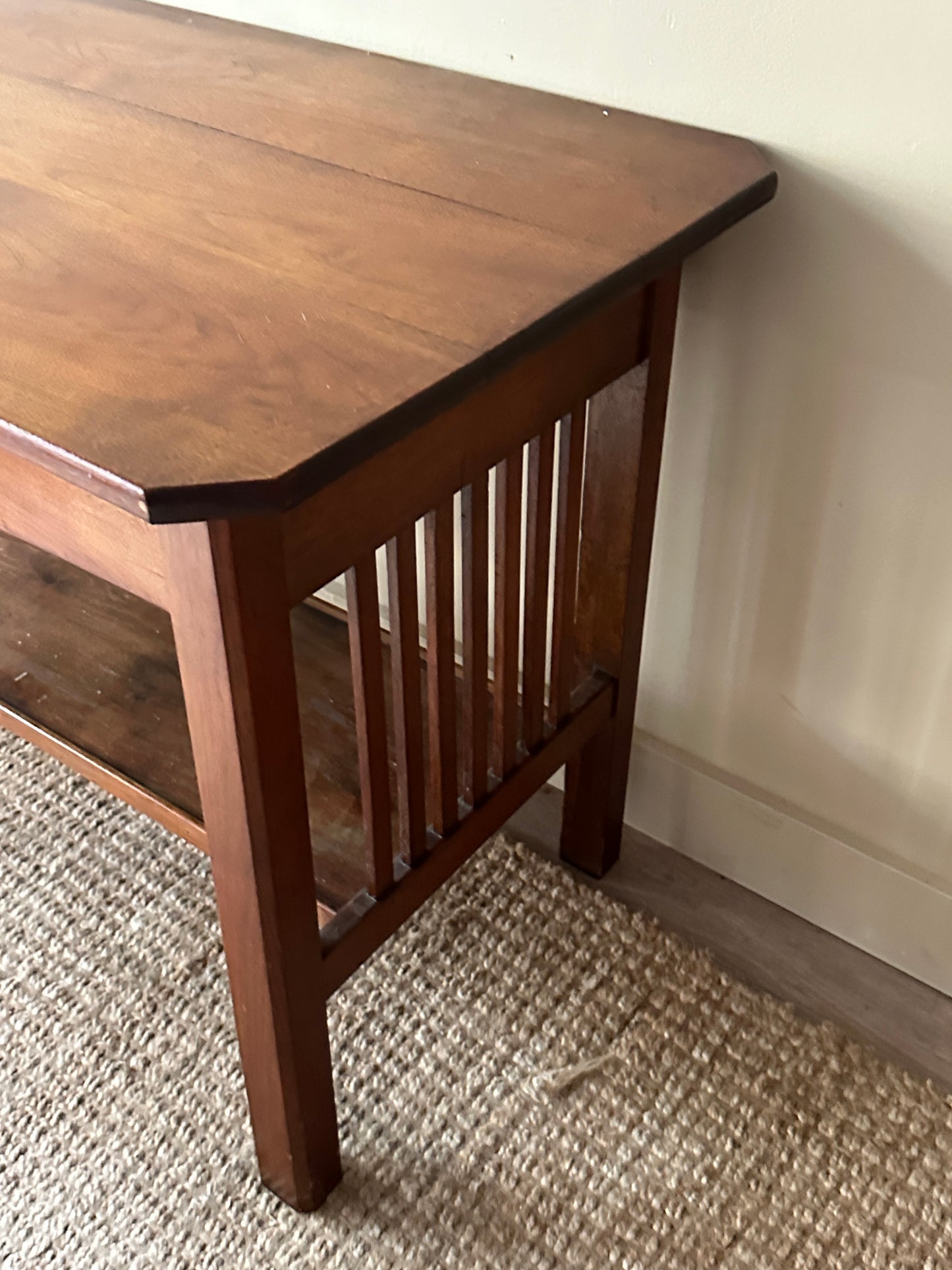 Mission oak desk