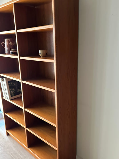 Danish teak shelving unit