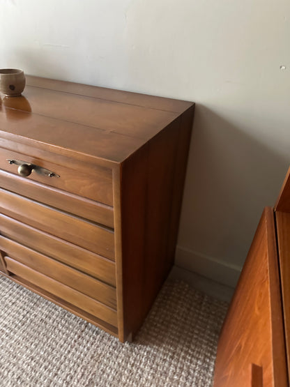 Walnut credenza