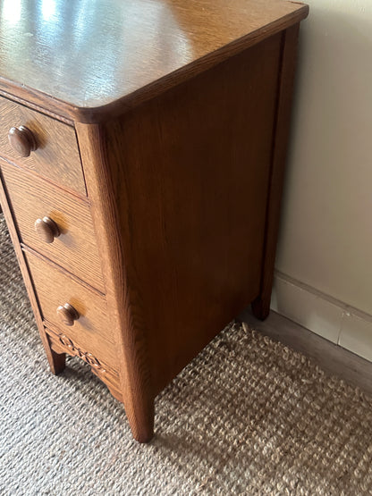 Oak vanity