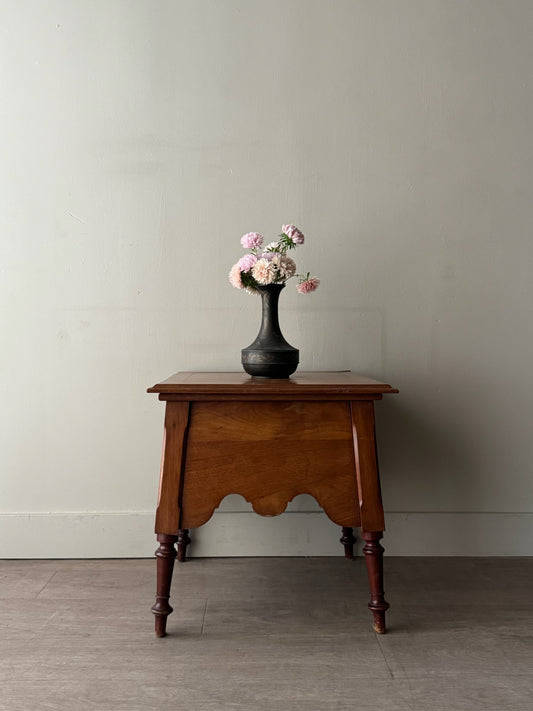 Walnut side table