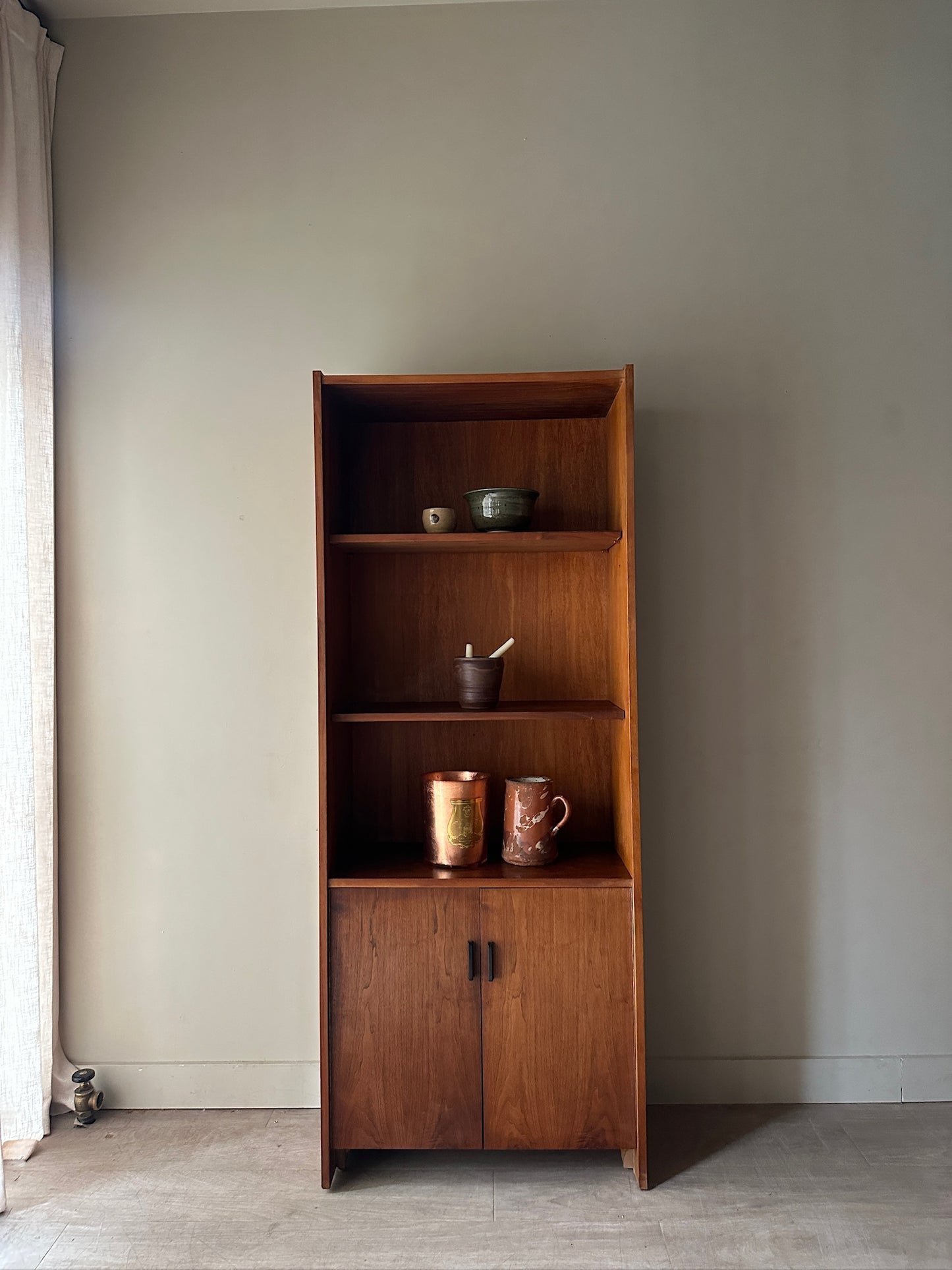 Walnut bookcase