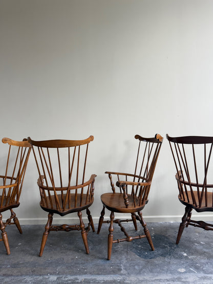 Nichols and Stone maple windsor armchairs. Sold individually.
