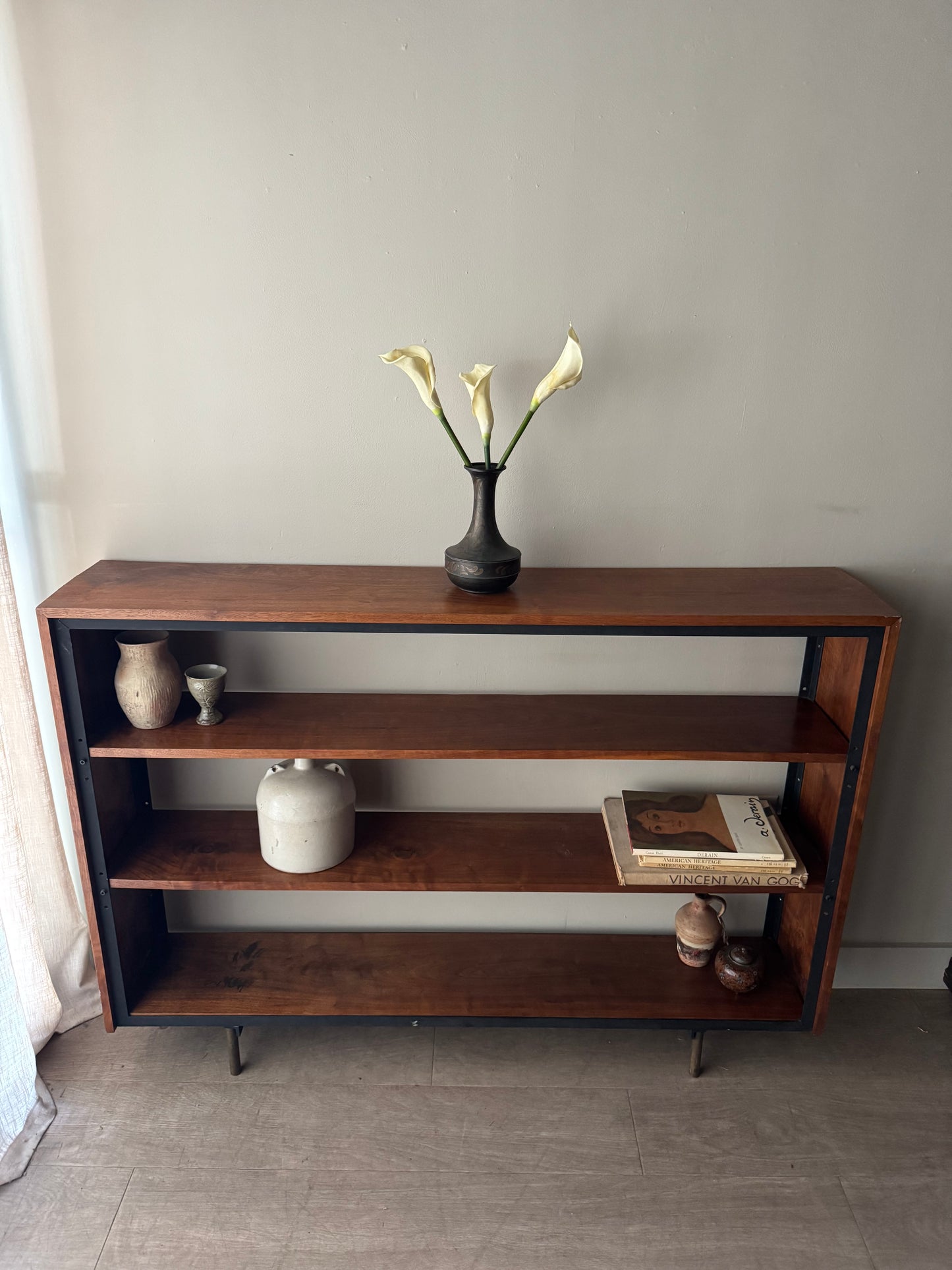 Walnut bookshelf