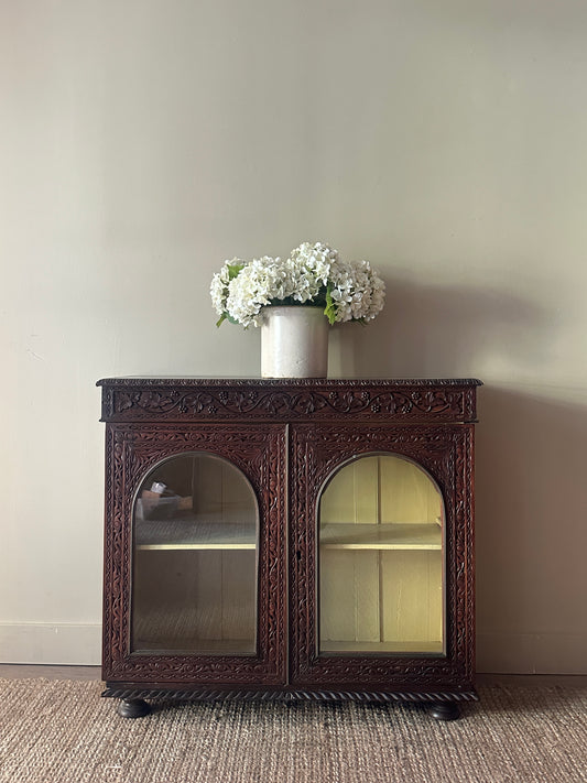 Carved display case