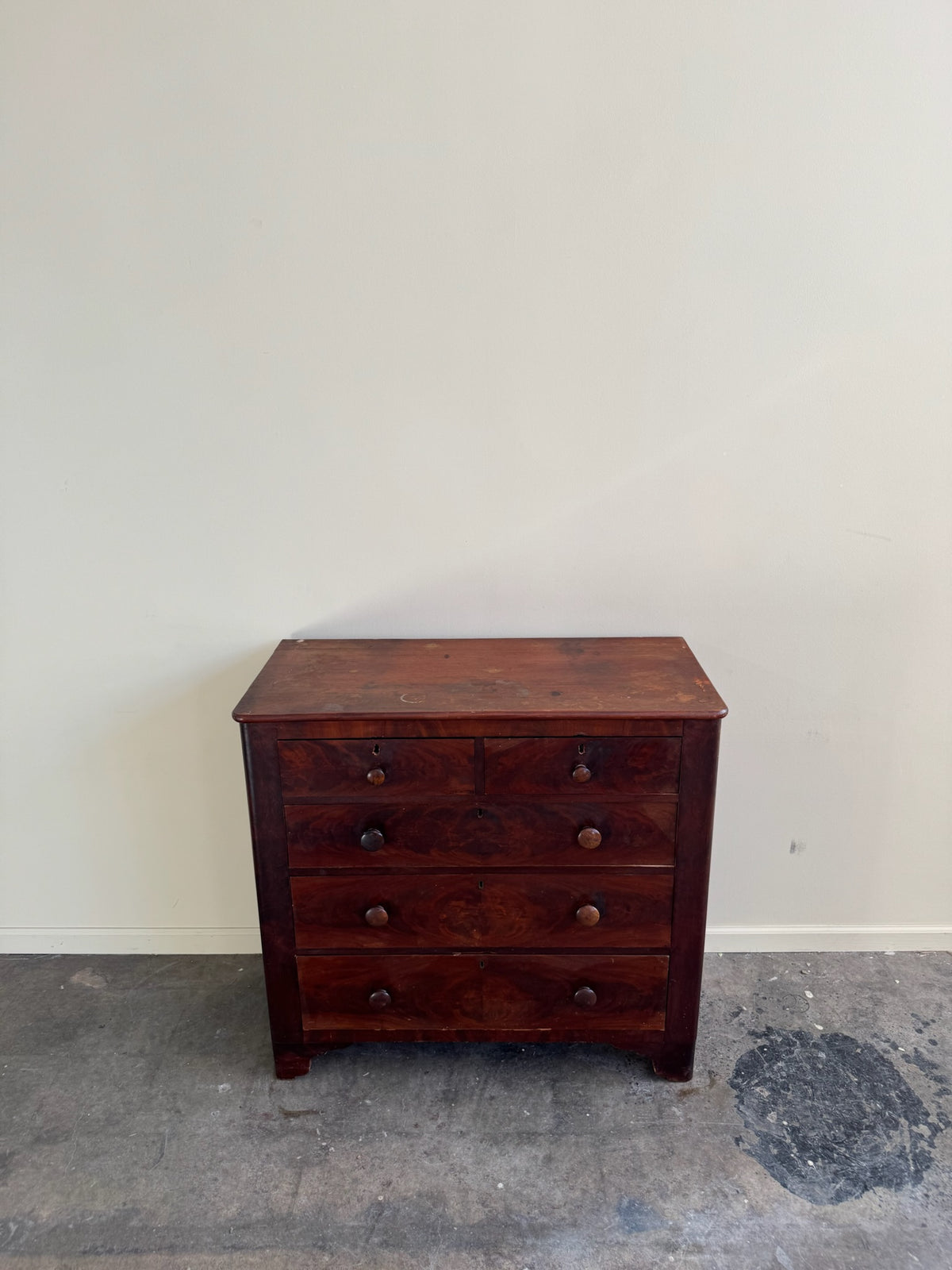 Federal walnut dresser