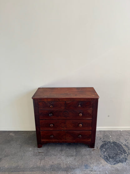 Federal walnut dresser