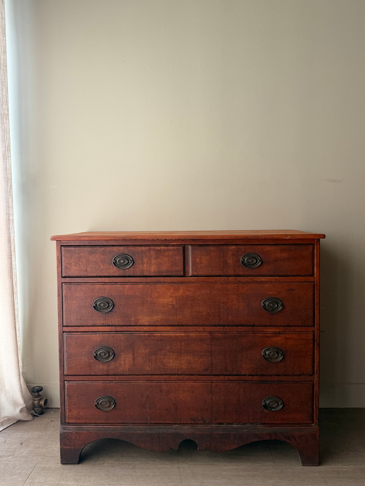 Stained pine dresser